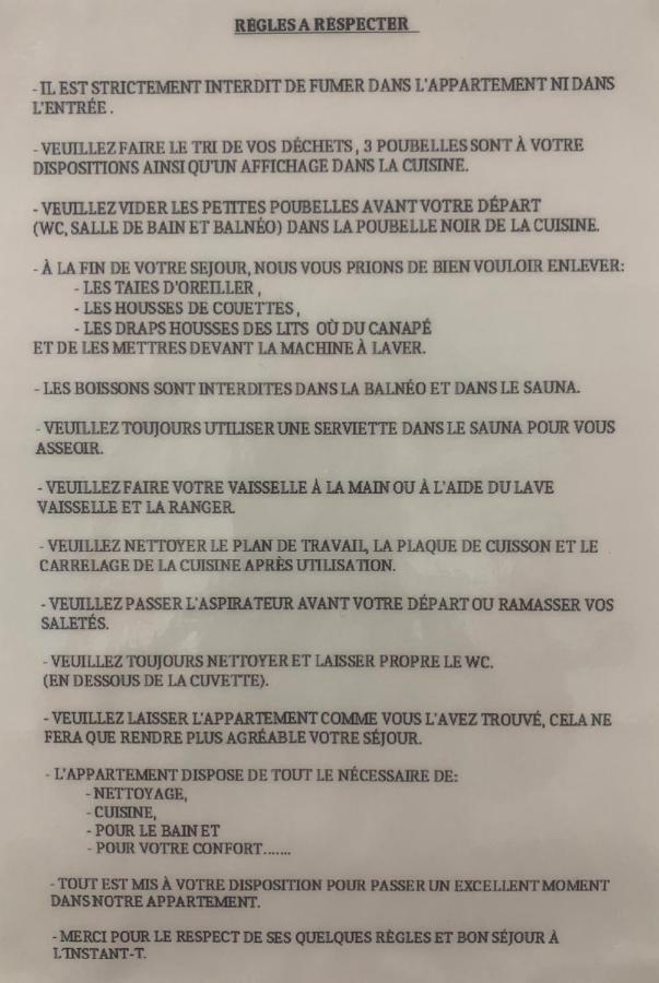 L'instant T 4* Balneo, Sauna Et Parking Prive Apartment